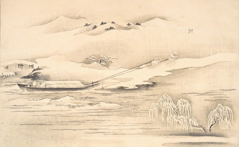 Book of Ehon Ginsekai (The World in Silver), late 18th-early 19th century. Creator: Kitagawa Utamaro.