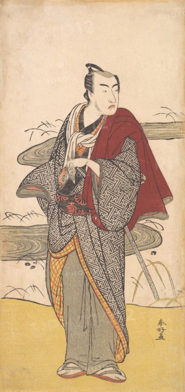 The Actor Matsumoto Koshiro 4th as a Man, ca. 1780. Creator: Katsukawa Shunko.