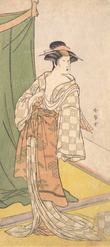 Segawa Kikunojo III, ca. 1785. Creator: Katsukawa Shunjo.