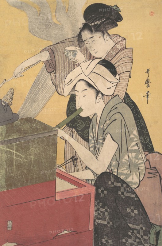 In the Kitchen, ca. 1794-95. Creator: Kitagawa Utamaro.