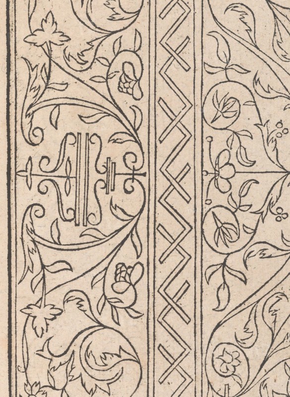 New Modelbüch allen Nägerin u. Sydenstickern (Page 23r), 1556. Creator: Hans Hoffman.