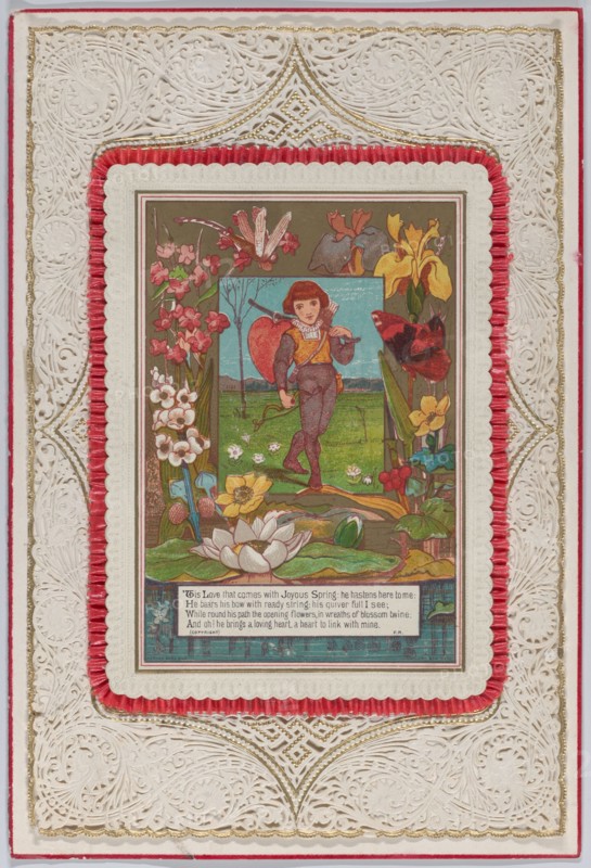 Valentine, 1874. Creator: Catherine Greenaway.