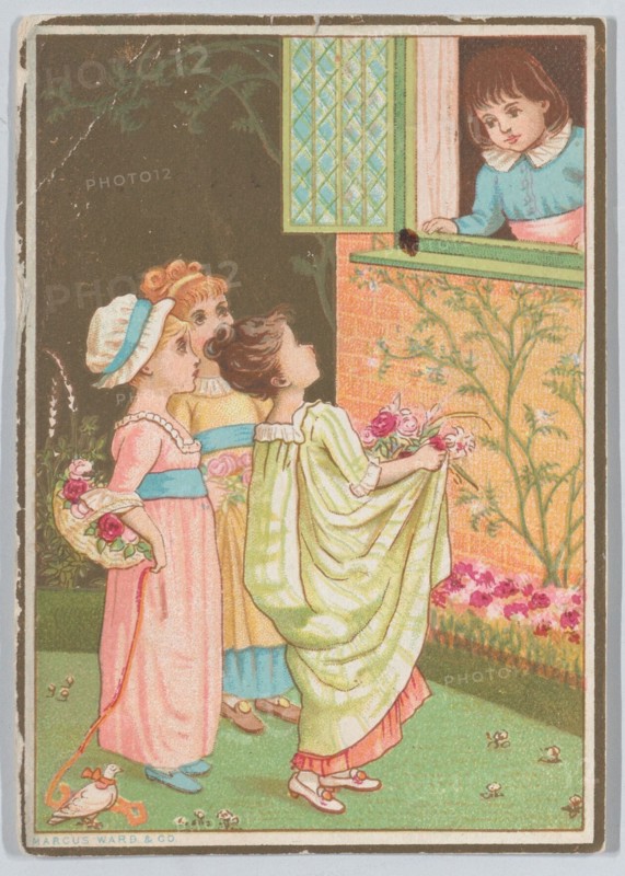 Valentine, 1883. Creator: Catherine Greenaway.