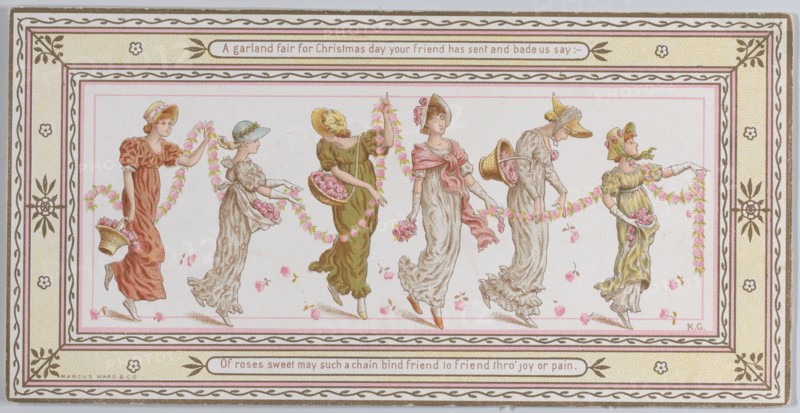 Valentine, 1881. Creator: Catherine Greenaway.