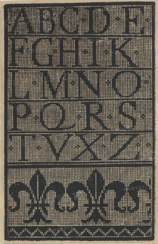Esemplario di Lauori..., page 14 (recto), August 1, 1532. Creators: Giovanni Andrea Vavassore, Florio Vavassore.