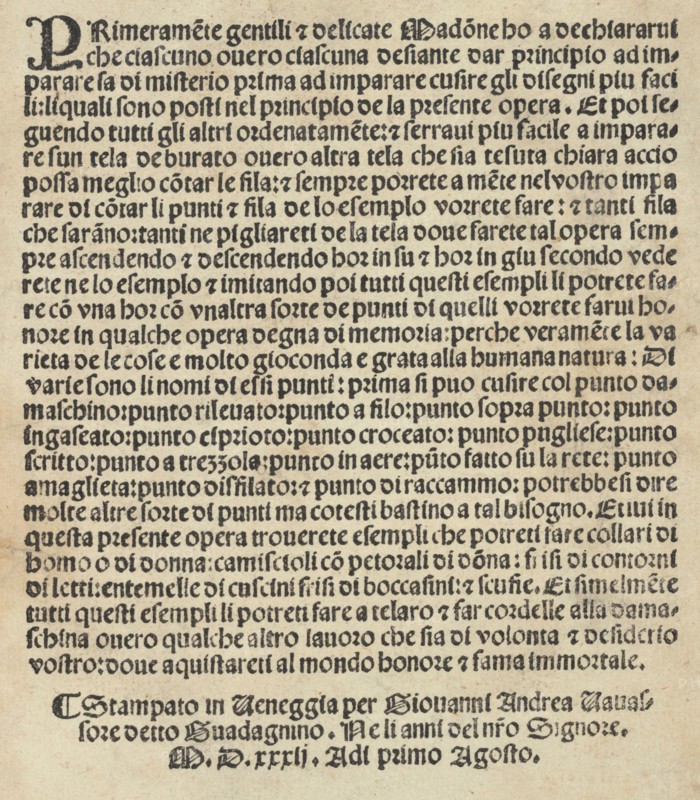Esemplario di Lauori..., page 14 (verso), August 1, 1532. Creators: Giovanni Andrea Vavassore, Florio Vavassore.
