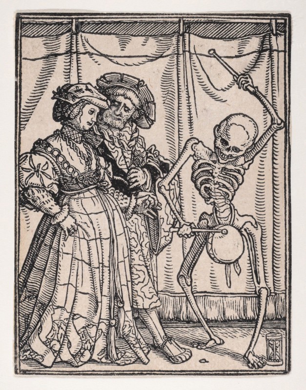 The Noblewoman, from The Dance of Death, ca. 1526, published 1538. Creator: Hans Lützelburger.