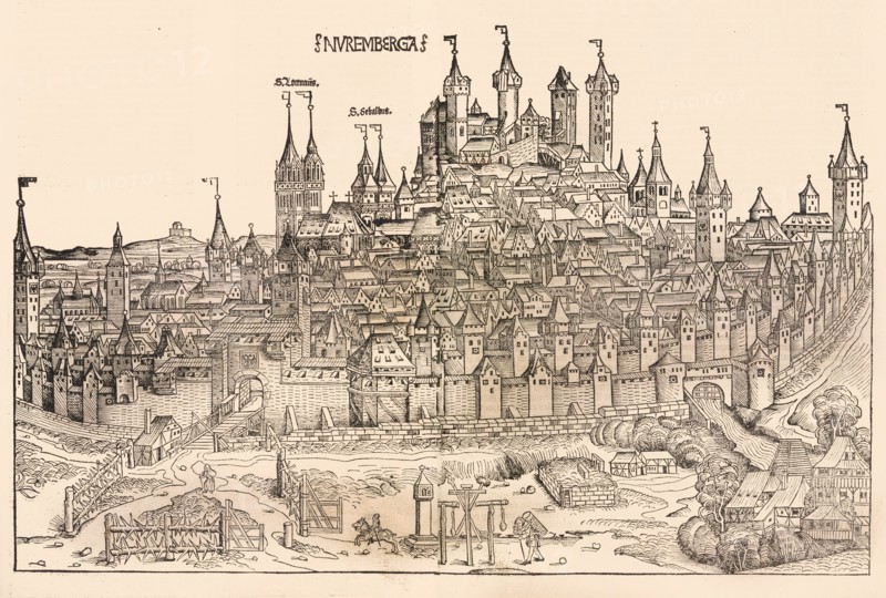Nuremberg, 1493. Creators: Michael Wolgemut, Wilhelm Pleydenwurff.