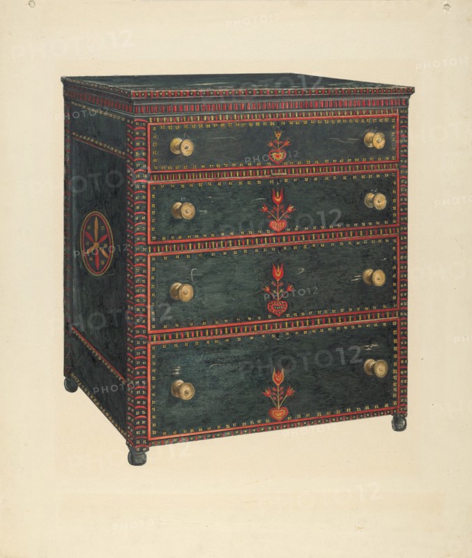Chest of Drawers, c. 1938. Creator: Charles Henning.
