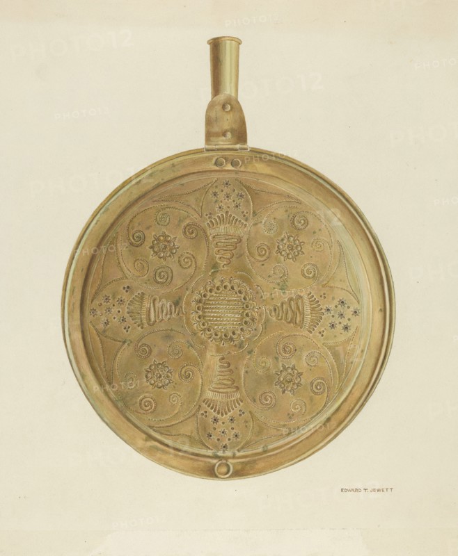 Warming Pan, 1935/1942. Creator: Edward Jewett.