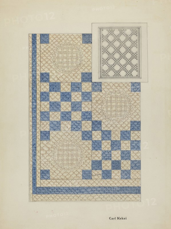 Friendship Quilt, 1935/1942. Creator: Carl Keksi.