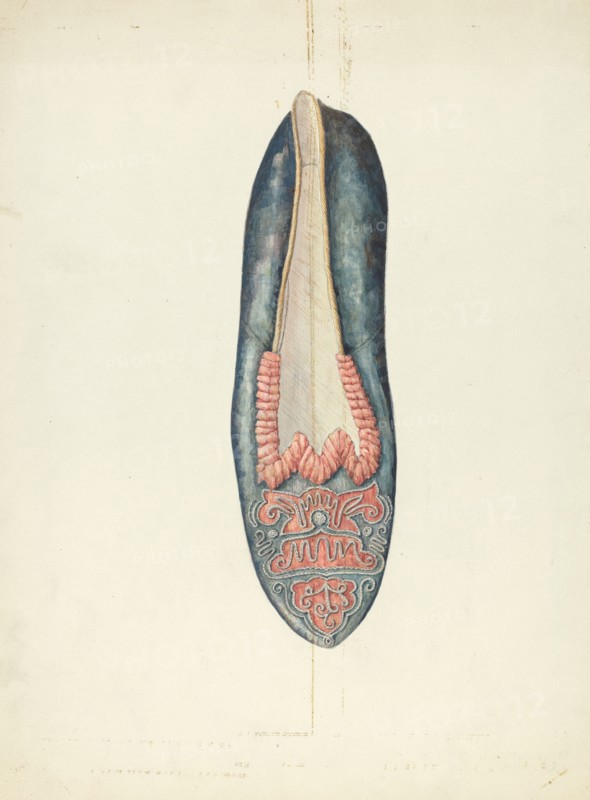 Evening Slipper, 1935/1942. Creator: William Kieckhofel.