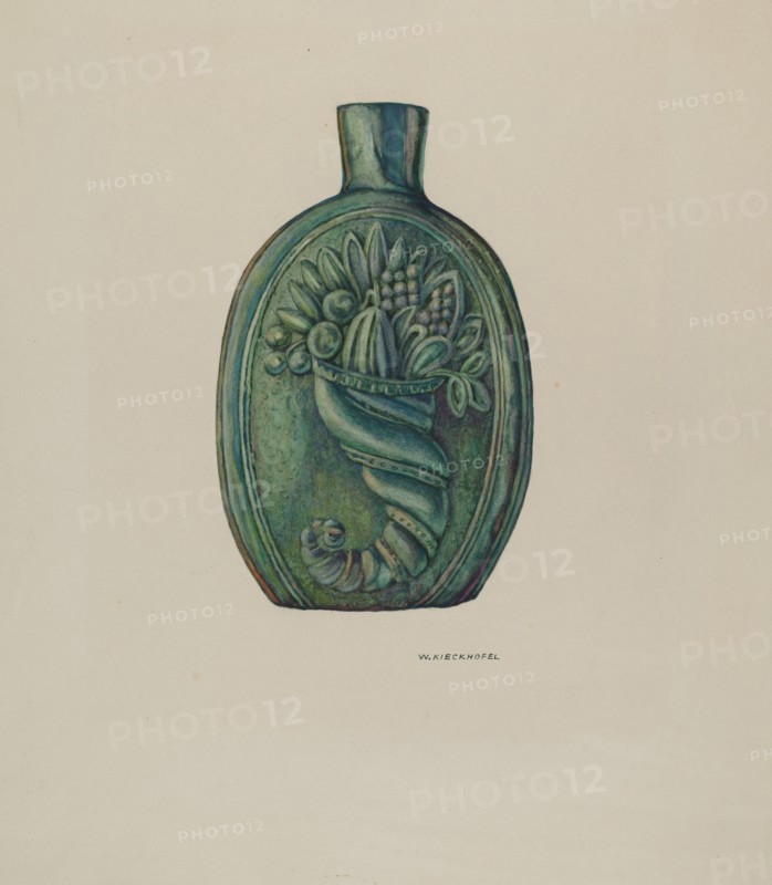 Flask, 1935/1942. Creator: William Kieckhofel.