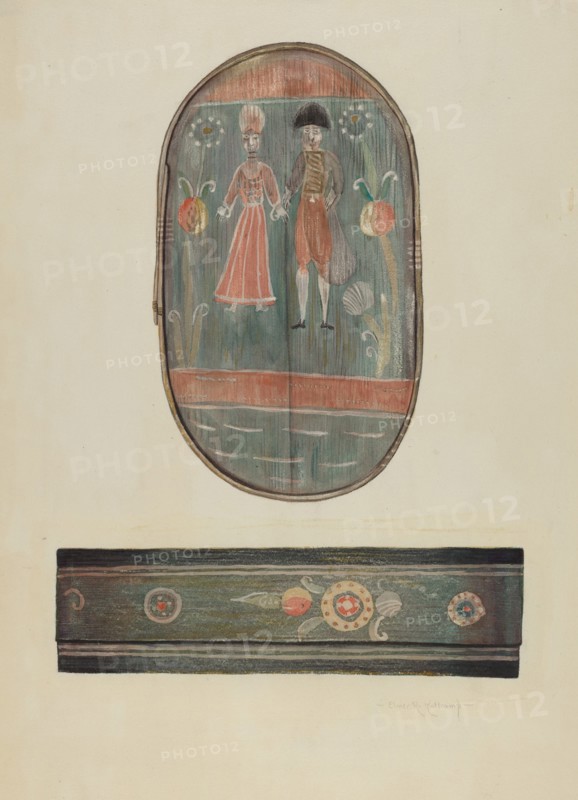 Bride Box, 1935/1942. Creator: Elmer R. Kottcamp.
