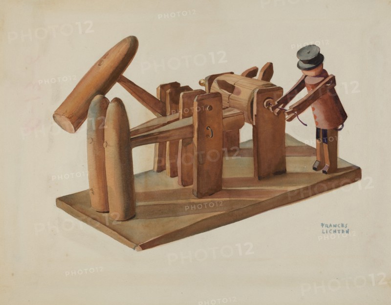 Pa. German Toy Stamping Mill, 1935/1942. Creator: Frances Lichten.
