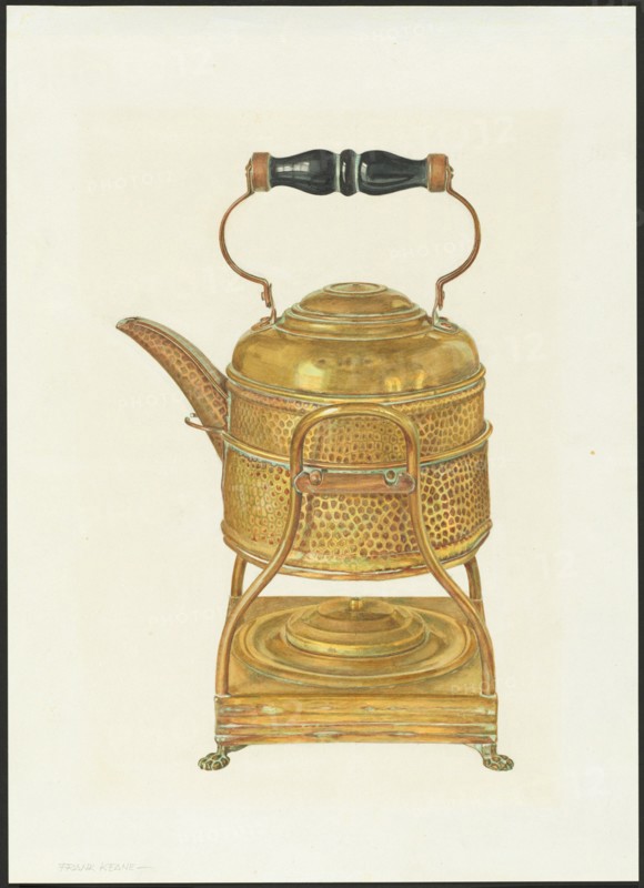 Kettle, c. 1934. Creator: Frank M Keane.