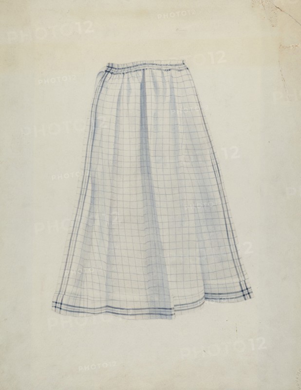 Shaker Work Apron, c. 1936. Creator: Joseph Goldberg.