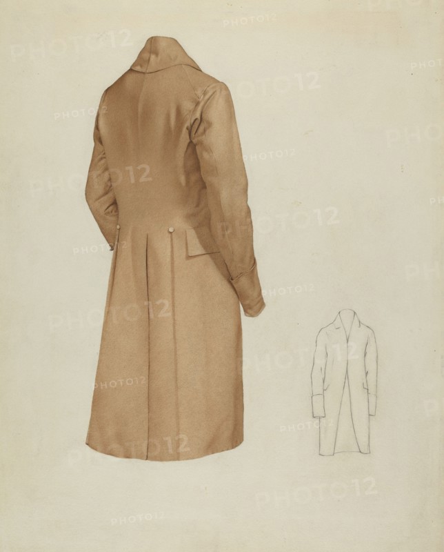 Shaker Man's Coat, c. 1936. Creator: Joseph Goldberg.