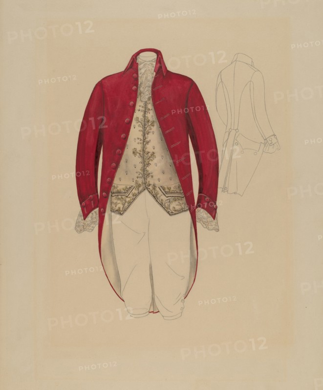 Man's Coat and Waistcoat, c. 1936. Creator: Melita Hofmann.