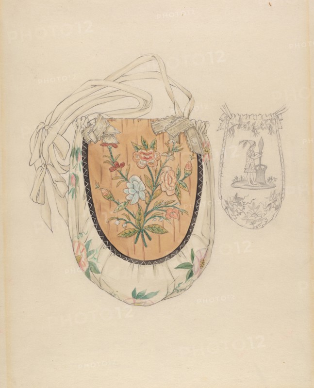 Pocket Case or Reticule, c. 1936. Creator: Rosalia Lane.