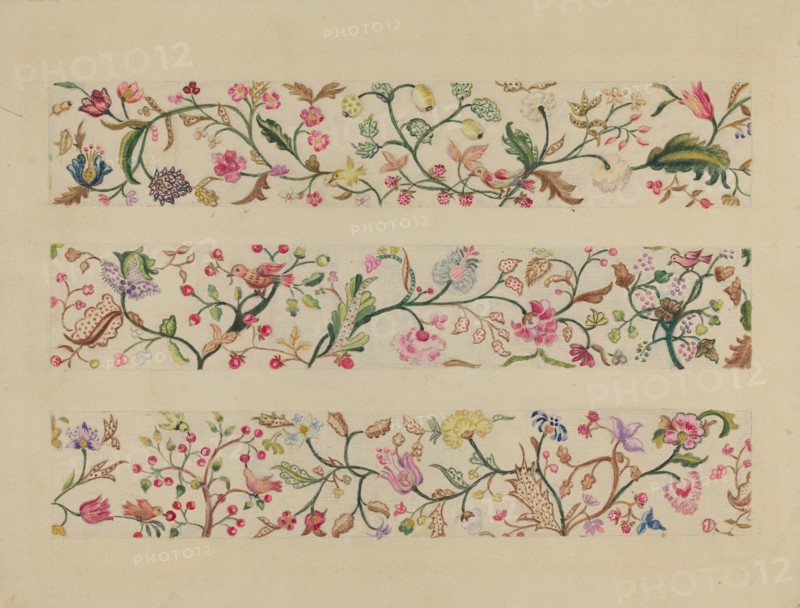 Border or Valance, c. 1936. Creator: Fanchon Larzelere.