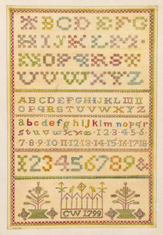 Sampler, c. 1936. Creator: Henry Meyers.