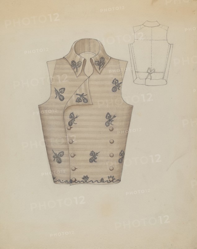 Waistcoat, c. 1936. Creator: Marie Mitchell.