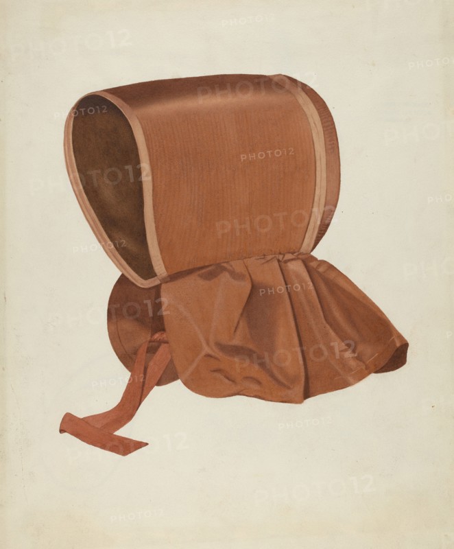 Shaker Bonnet, c. 1937. Creator: Joseph Goldberg.