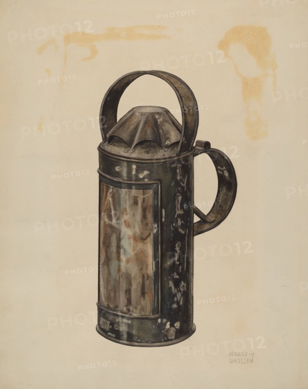 Lantern, c. 1937. Creator: Harry Grossen.