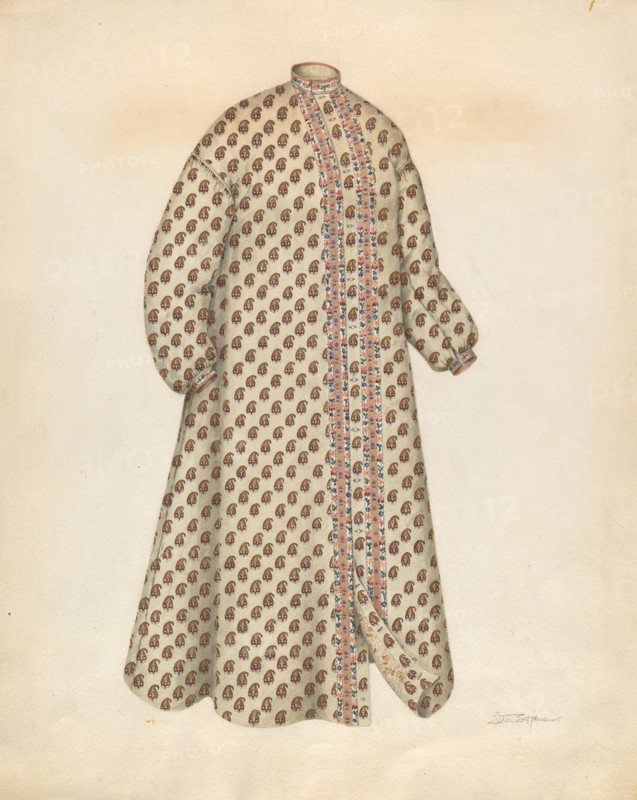 Dressing Gown, c. 1937. Creator: Esther Hansen.