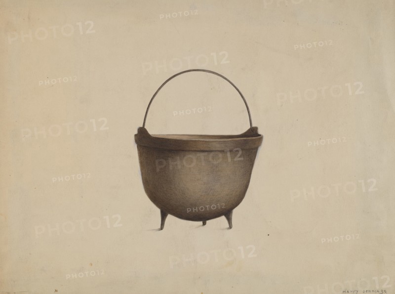 Potato Kettle, c. 1937. Creator: Harry Jennings.