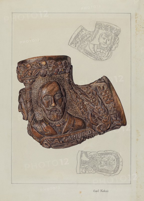 Pipe Bowl, c. 1937. Creator: Carl Keksi.