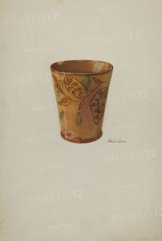 Pa. German Cup, c. 1937. Creator: Albert J. Levone.