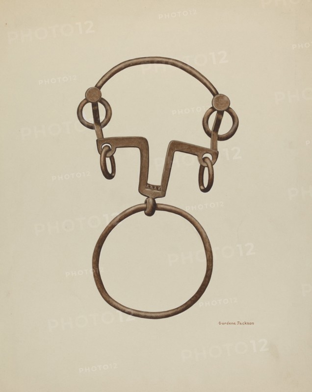 Ring Bit, c. 1938. Creator: Gordena Jackson.