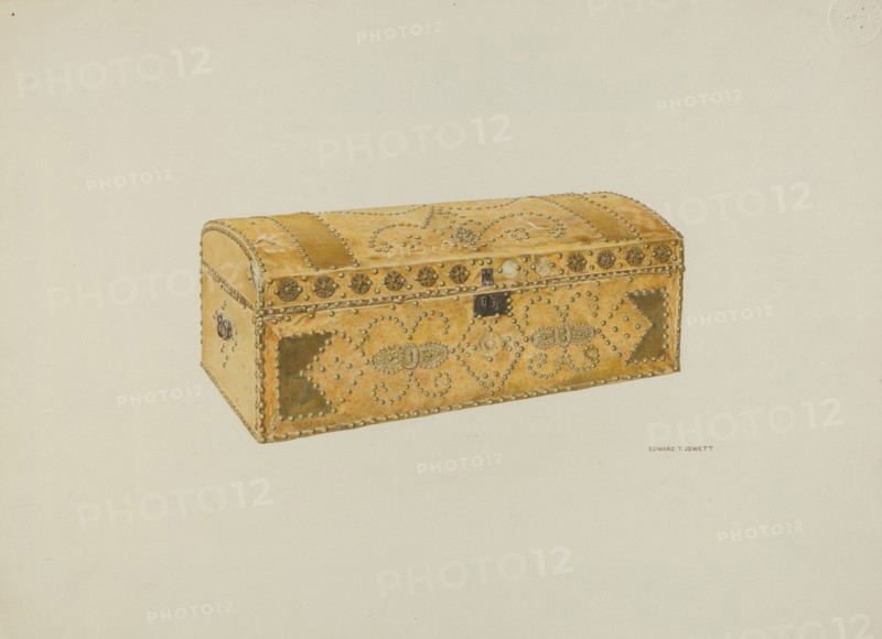 Trunk, c. 1938. Creator: Edward Jewett.