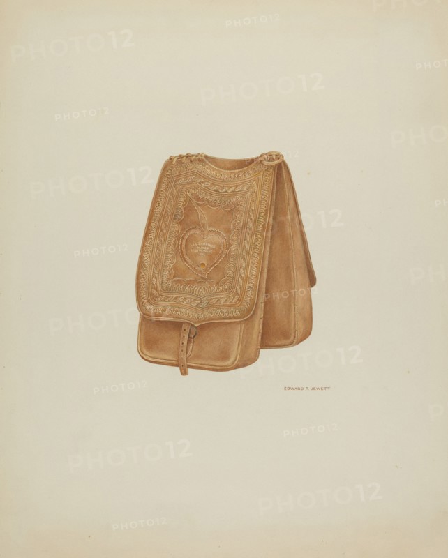 Saddle Bags, c. 1938. Creator: Edward Jewett.