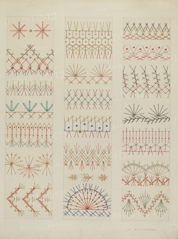 Crazy Quilt, c. 1938. Creator: William Kieckhofel.