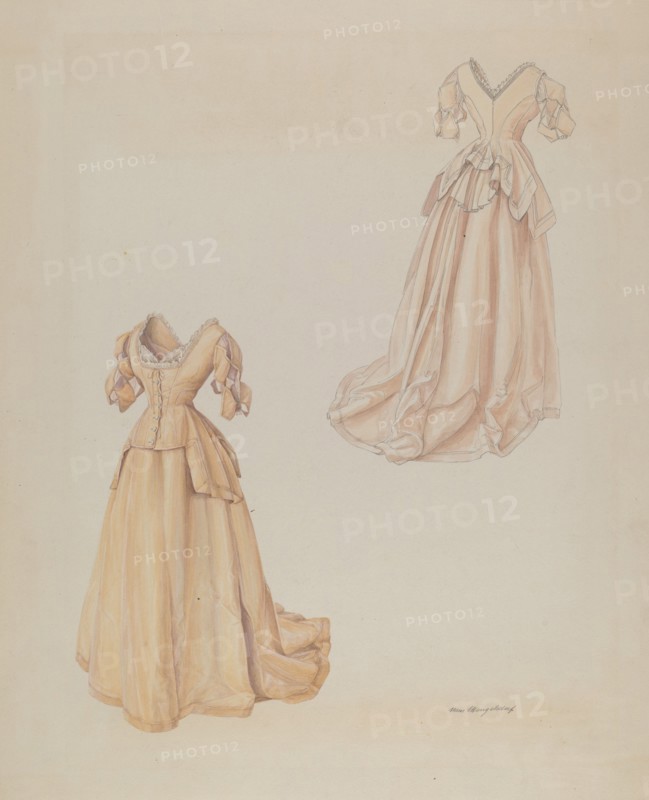 Wedding Dress, c. 1938. Creator: Hans Mangelsdorf.