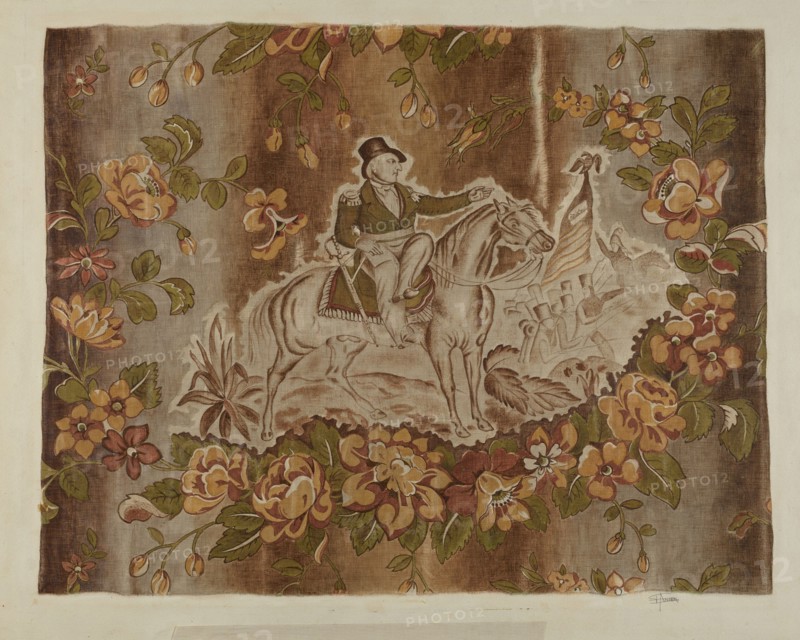 Historical Printed Textile, c. 1939. Creator: Esther Hansen.