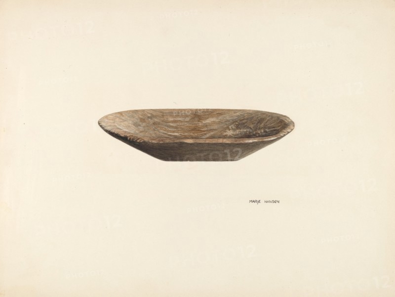 Bread Dough Bowl, c. 1939. Creator: Mary Hansen.