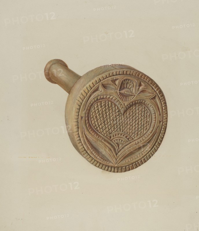 Butter Mold, c. 1939. Creator: Frances Lichten.