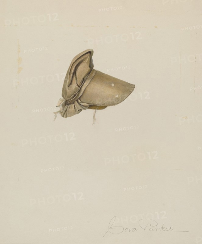 Doll's Bonnet, c. 1939. Creator: Cora Parker.