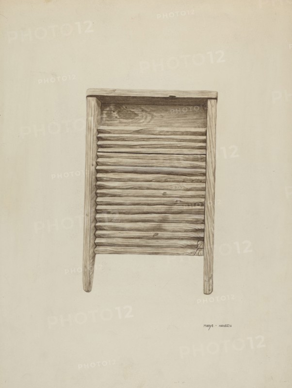 Wash Board, c. 1940. Creator: Mary Hansen.