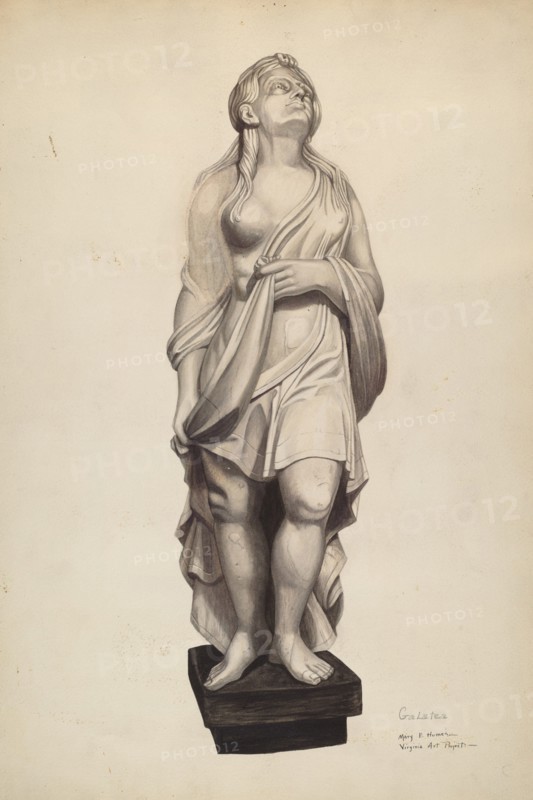 Galatea Figurehead, c. 1940. Creator: Mary E Humes.