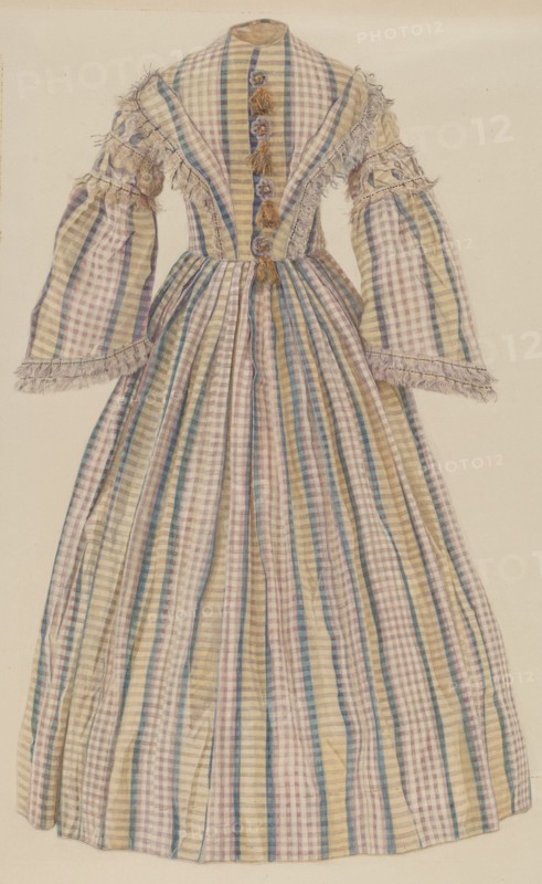 Dress, c. 1940. Creator: Frank M Keane.