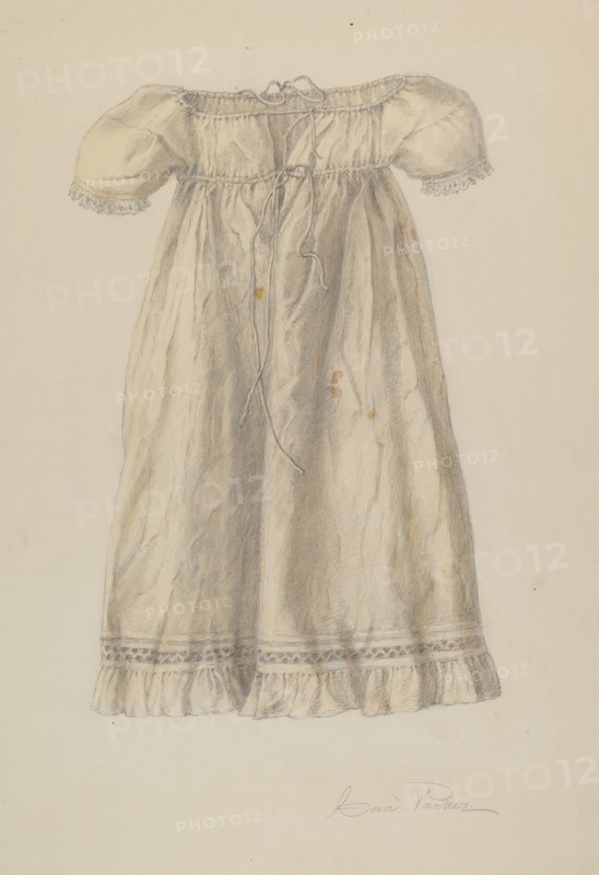 Baby Dress, c. 1940. Creator: Cora Parker.
