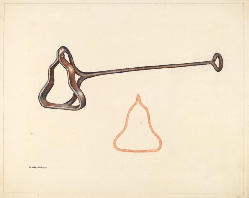 Branding Iron, c. 1942. Creator: Elizabeth Johnson.
