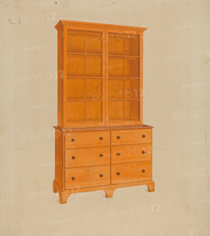 Shaker Cabinet, 1937. Creator: John W Kelleher.