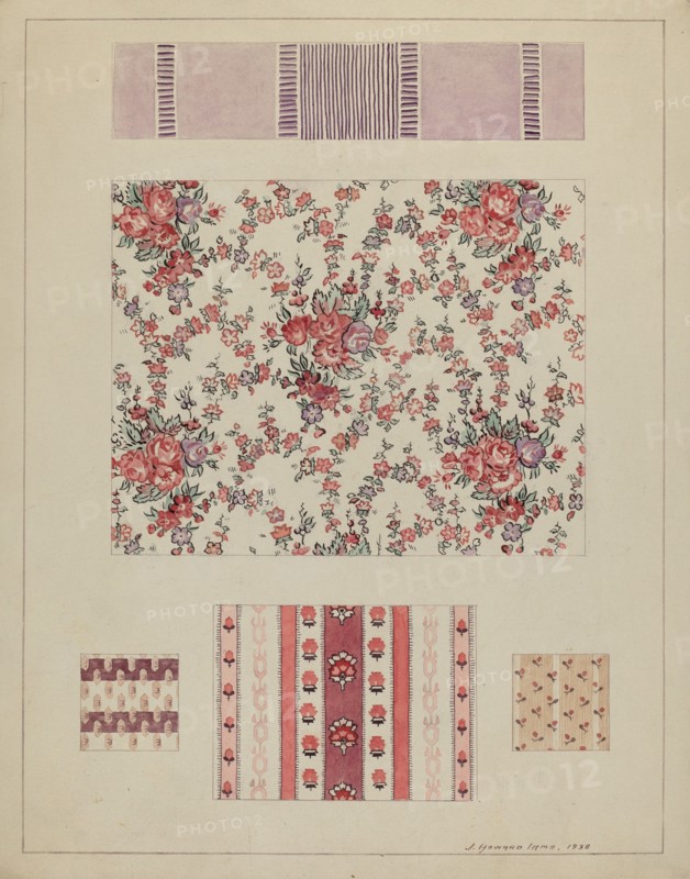 Printed Cotton, 1938. Creator: J. Howard Iams.