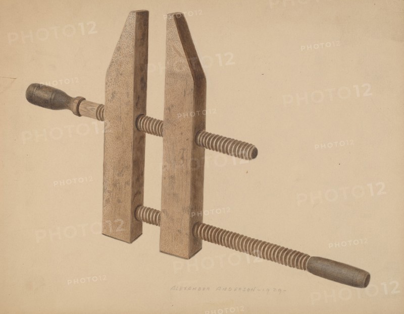Carpenter's Clamp, 1939. Creator: Alexander Anderson.